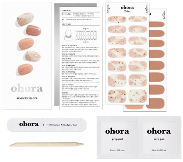 OHORA GEL NAILS N ALMOND BLOSSOM