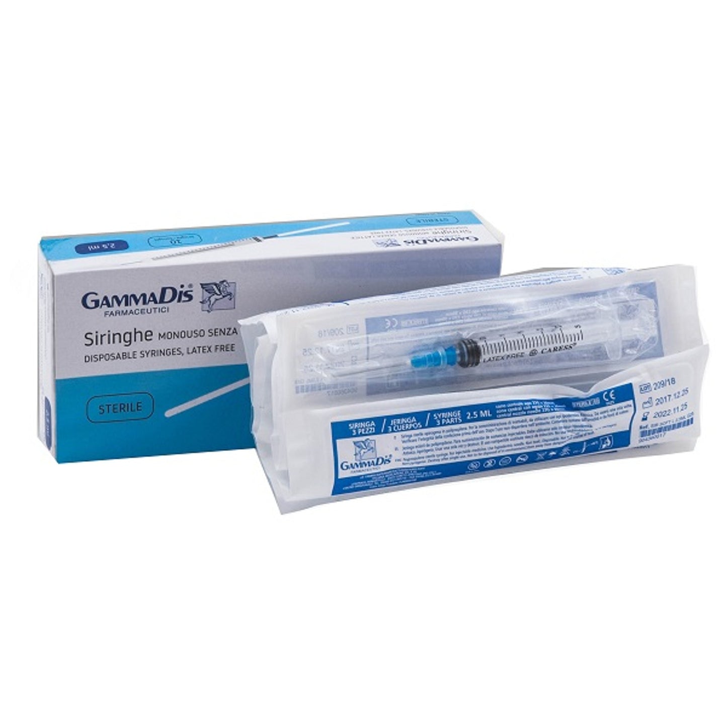 Siringa Soft Capacita' 2,5Ml Ago Gauge 23 Confezione 10 Pezzi Gammadis