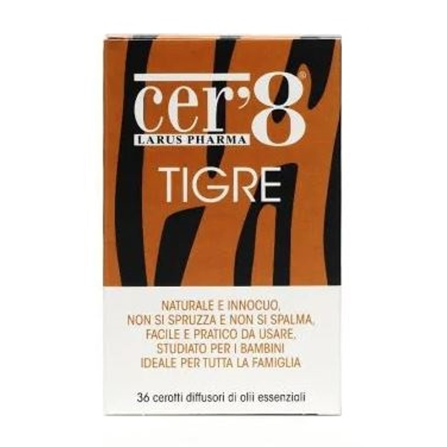 Cer'8 Tigre Cuscinetto Adesivo 36 Pezzi