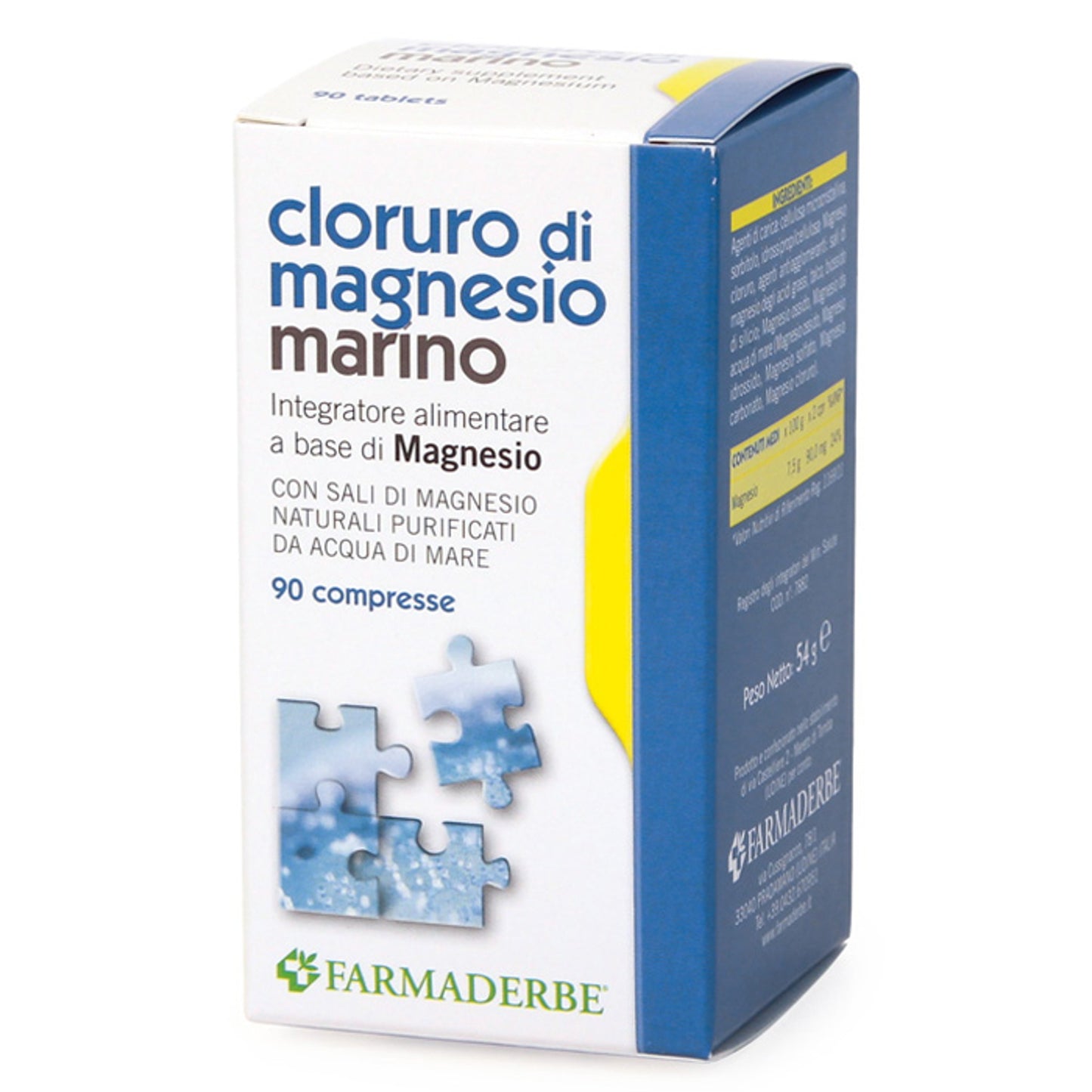 Cloruro Di Magnesio Marino 90 Compresse