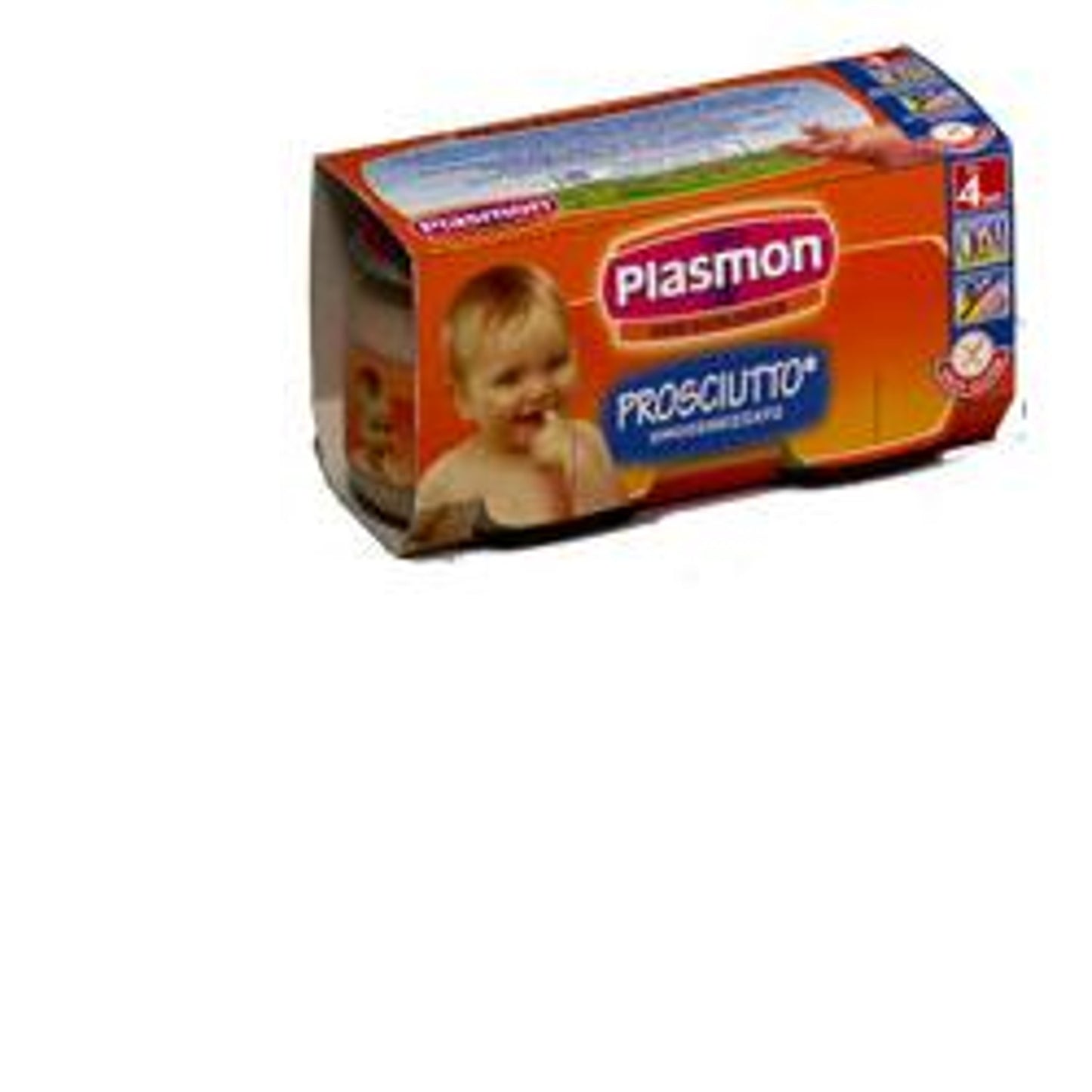 Plasmon Omogeneizzato Prosciutto Cotto 80 G X 2 Pezzi