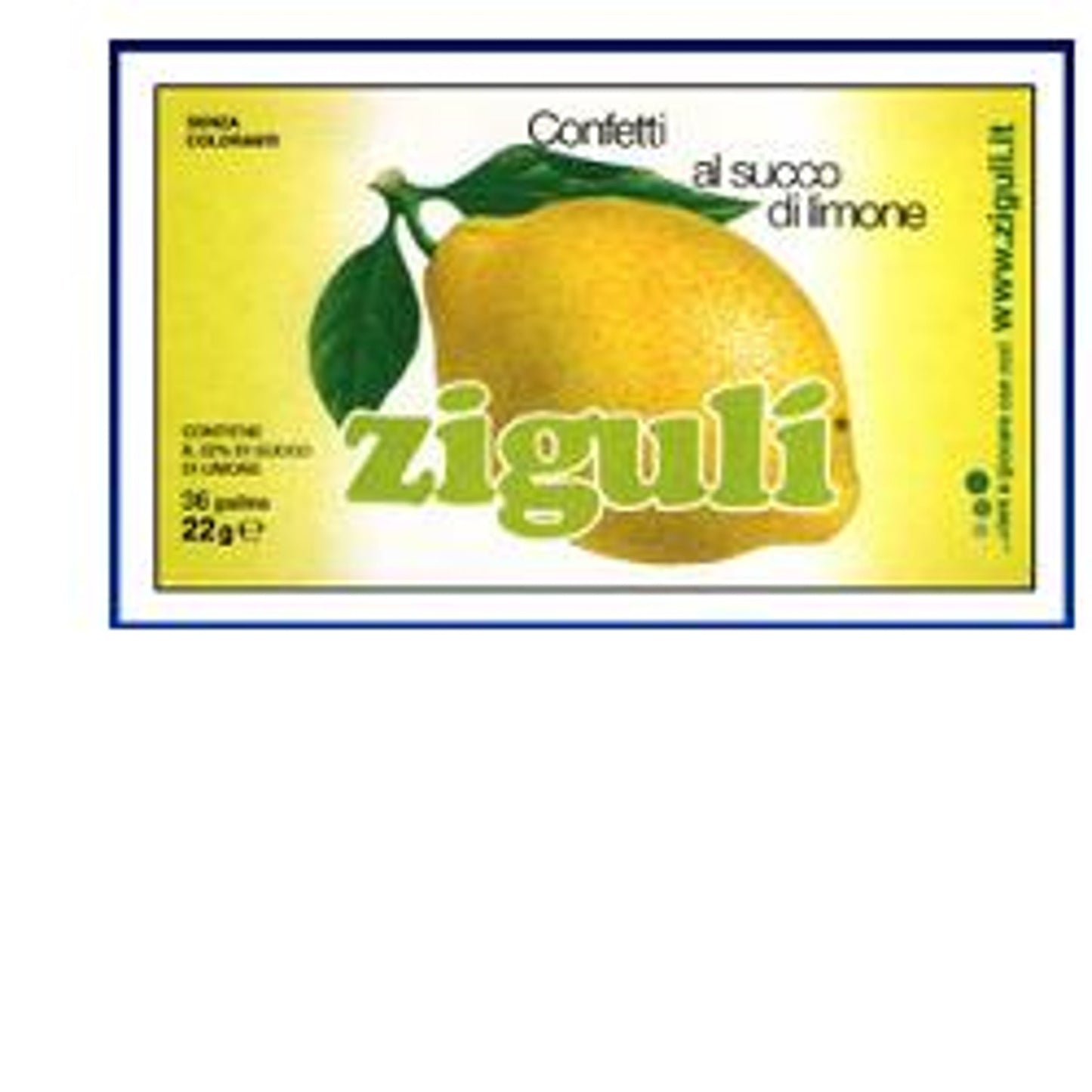Ziguli Limone 36 Palline 22 G