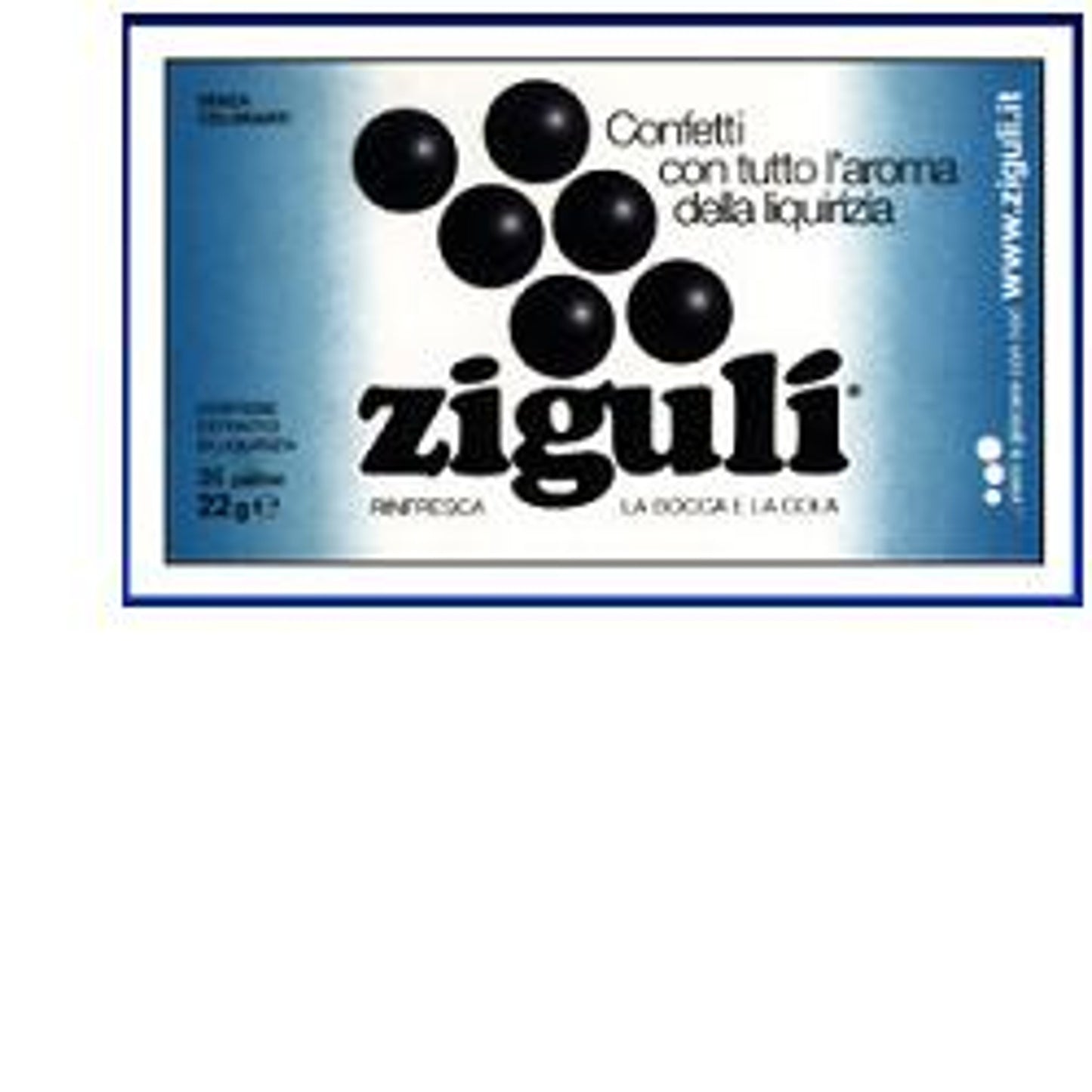 Ziguli Liquirizia 36 Palline 22 G