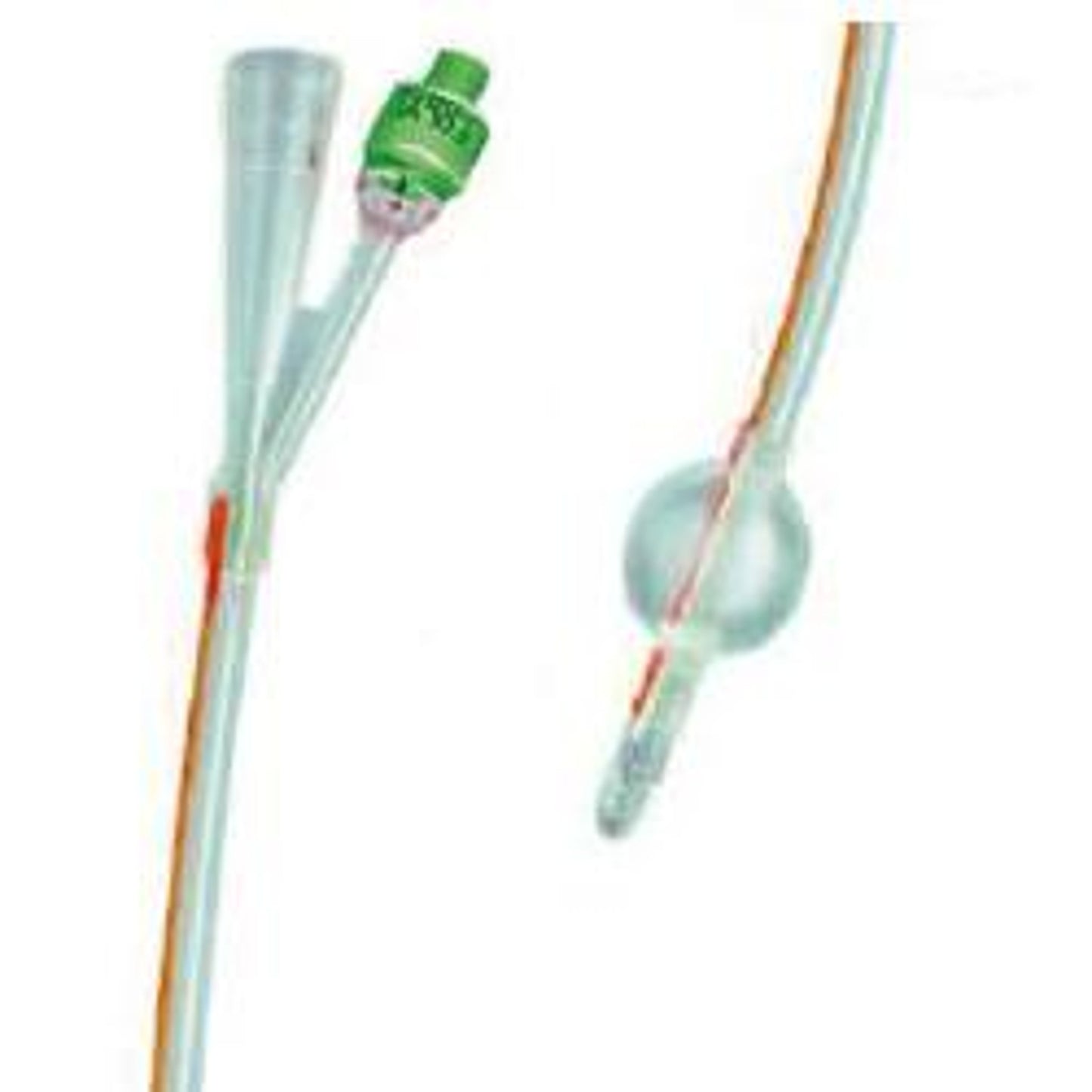 Catetere Foley In Silicone Trasparente A 2 Vie Con Palloncino 5-10Ml Diametro Ch20 6,66Mm Lunghezza 40Cm