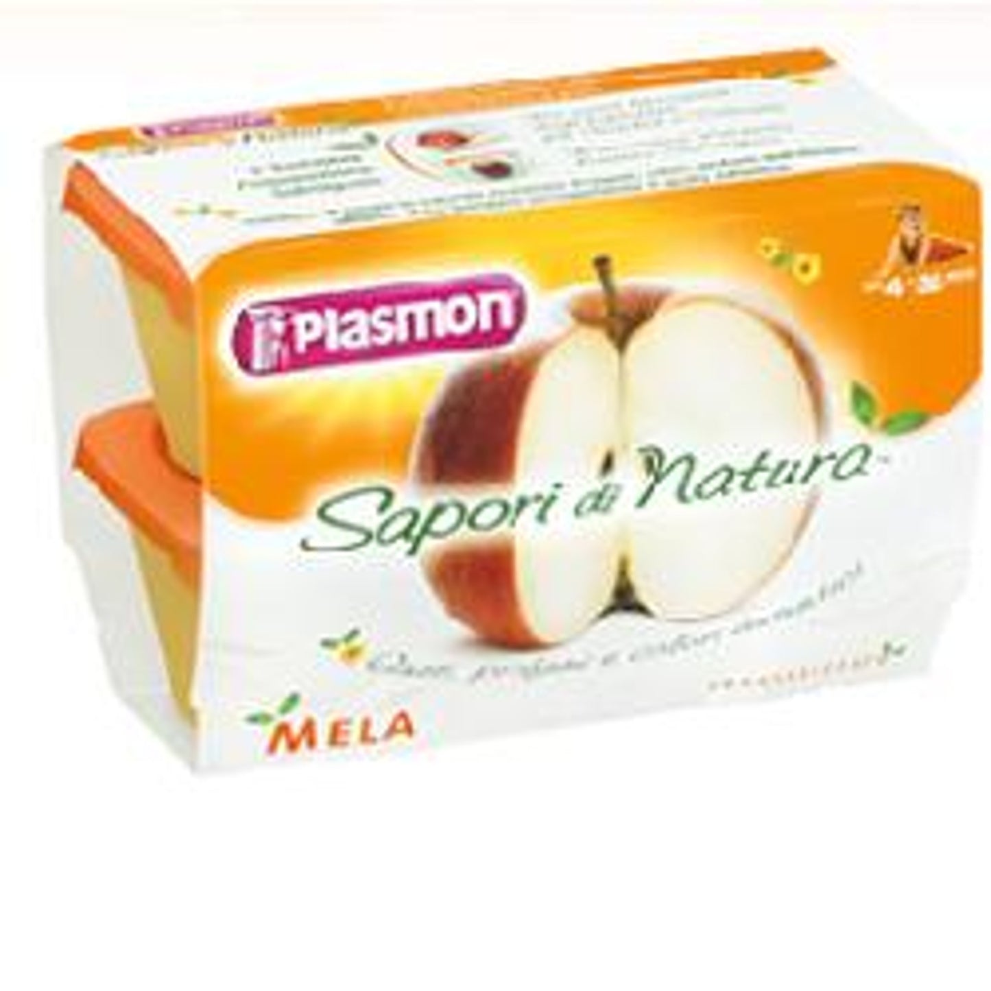 Plasmon Sapori Di Natura Omogeneizzato Mela 100 G X 4 Pezzi