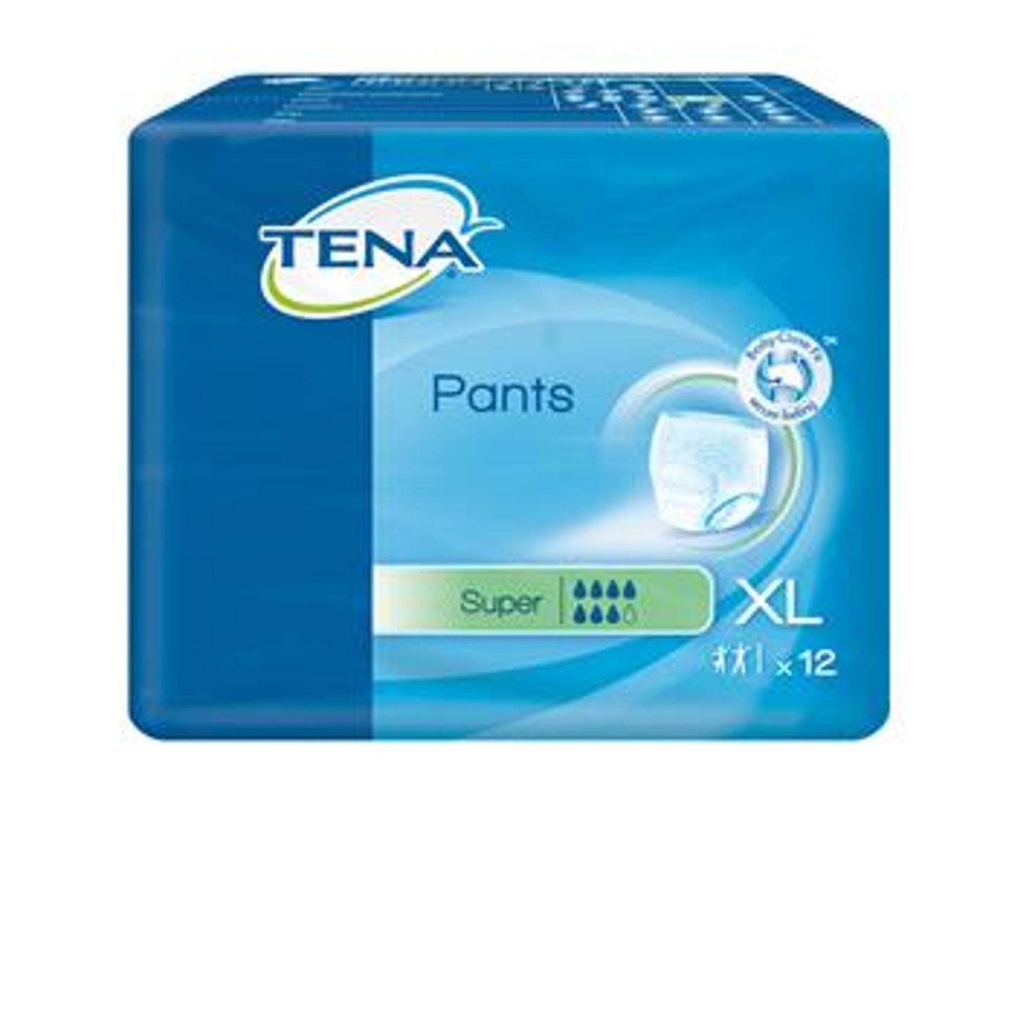 Pannolone Pull-Up Tena Pants Super Taglia Extra Large 12 Pezzi