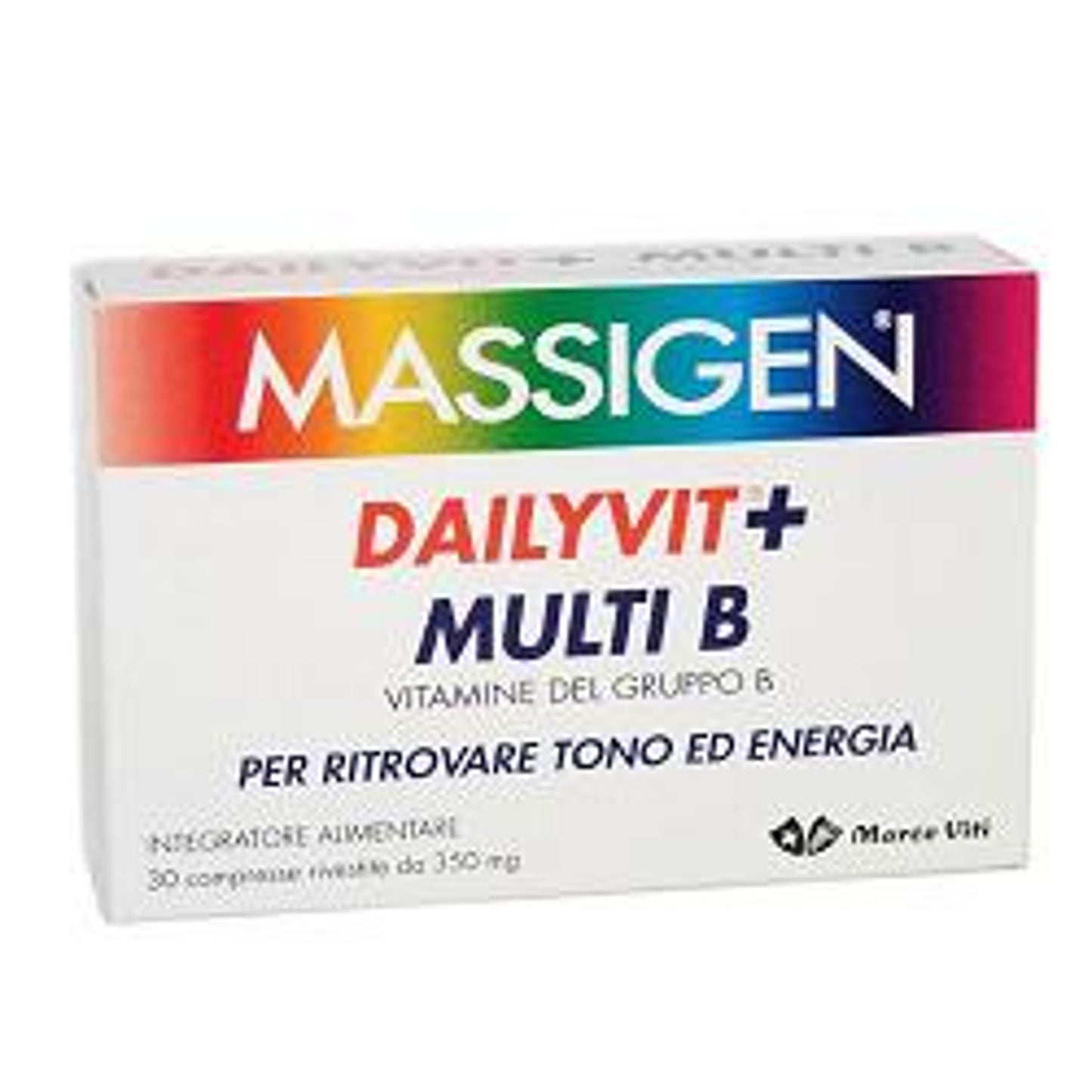 Massigen Multi B Vitamine Del Gruppo B 30 Compresse Rivestita Da 364 Mg