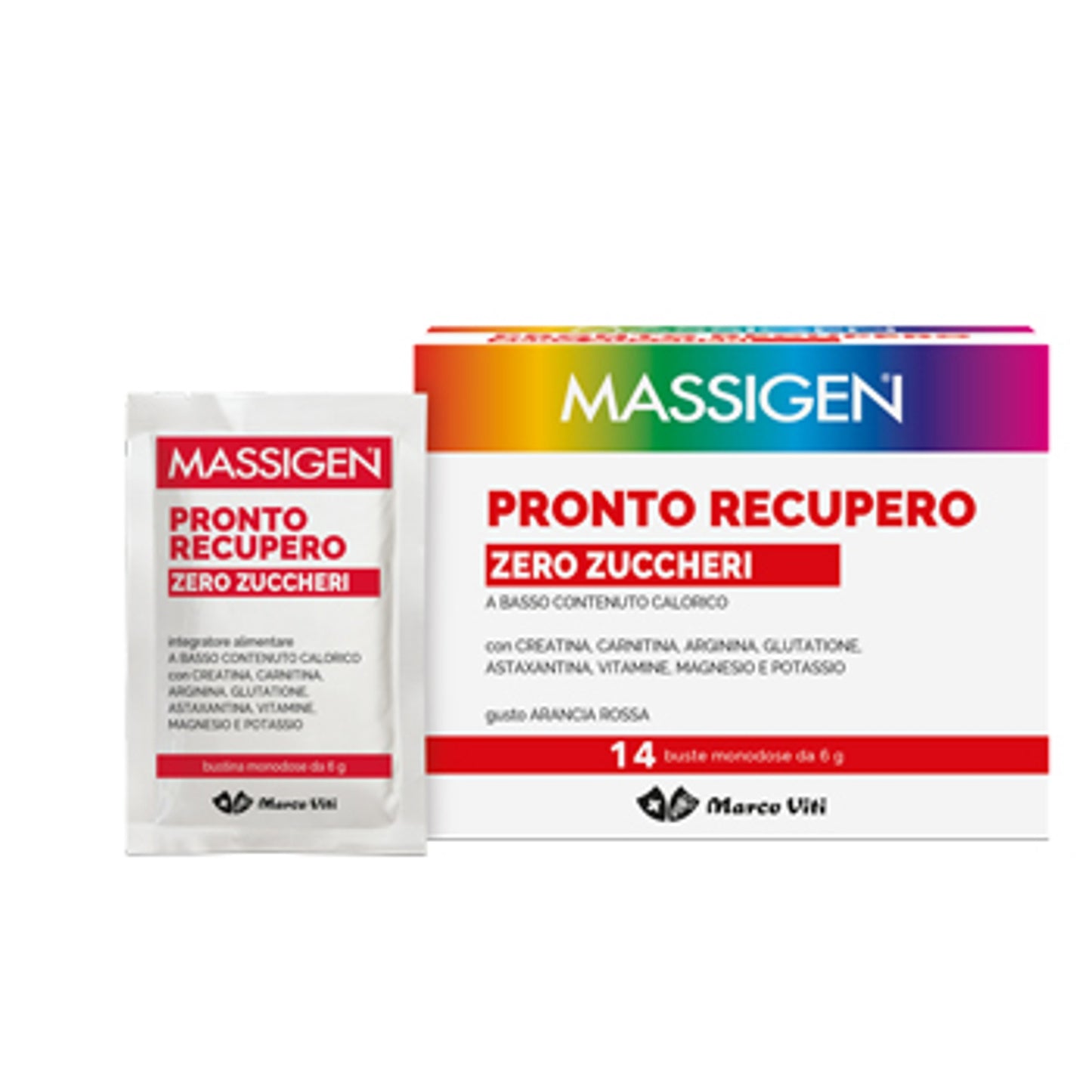 Massigen Pronto Recupero Zero Zuccheri 14 Bustine