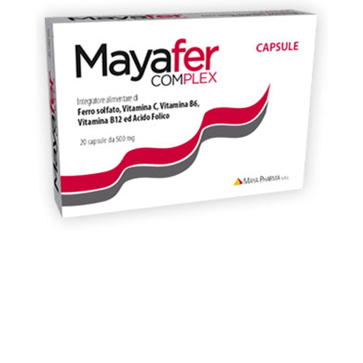 Mayafer Complex 20 Capsule Senza Glutine Naturalmente Privodi Lattosio