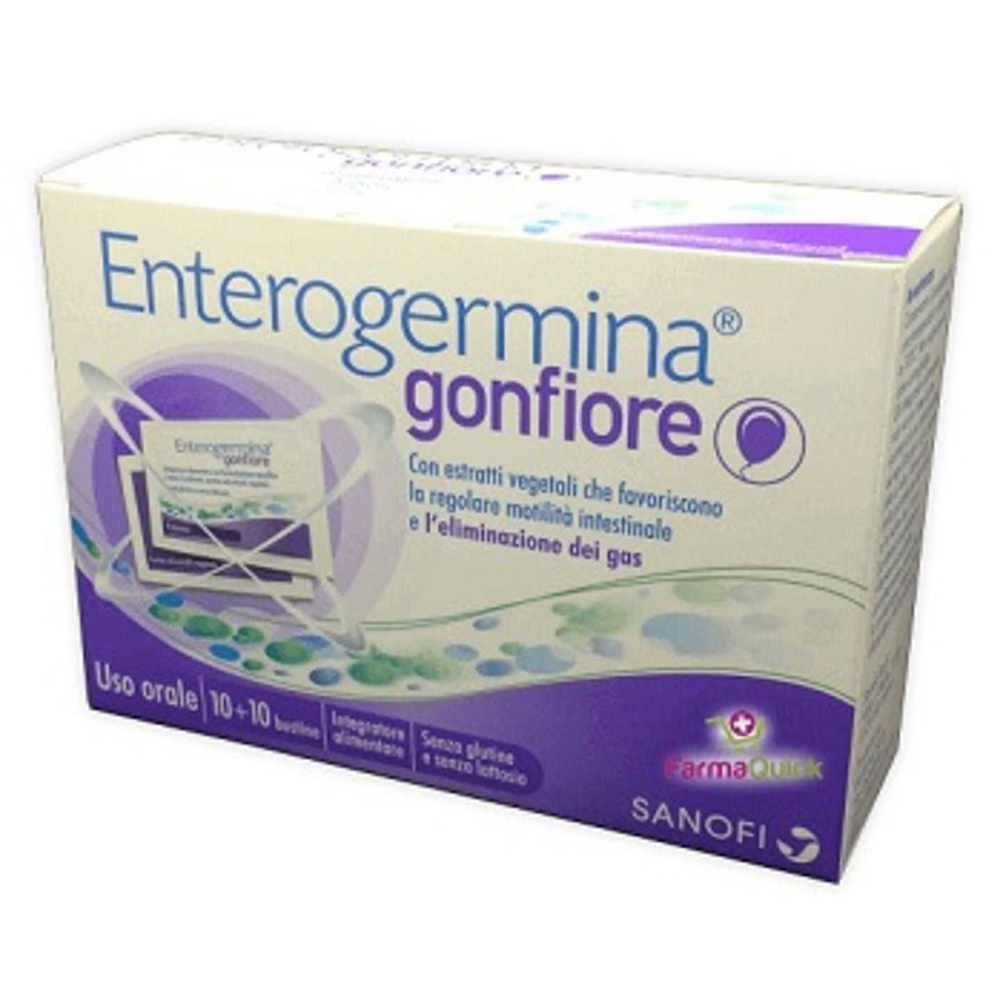 Enterogermina Gonfiore 10 Bustine Bipartite