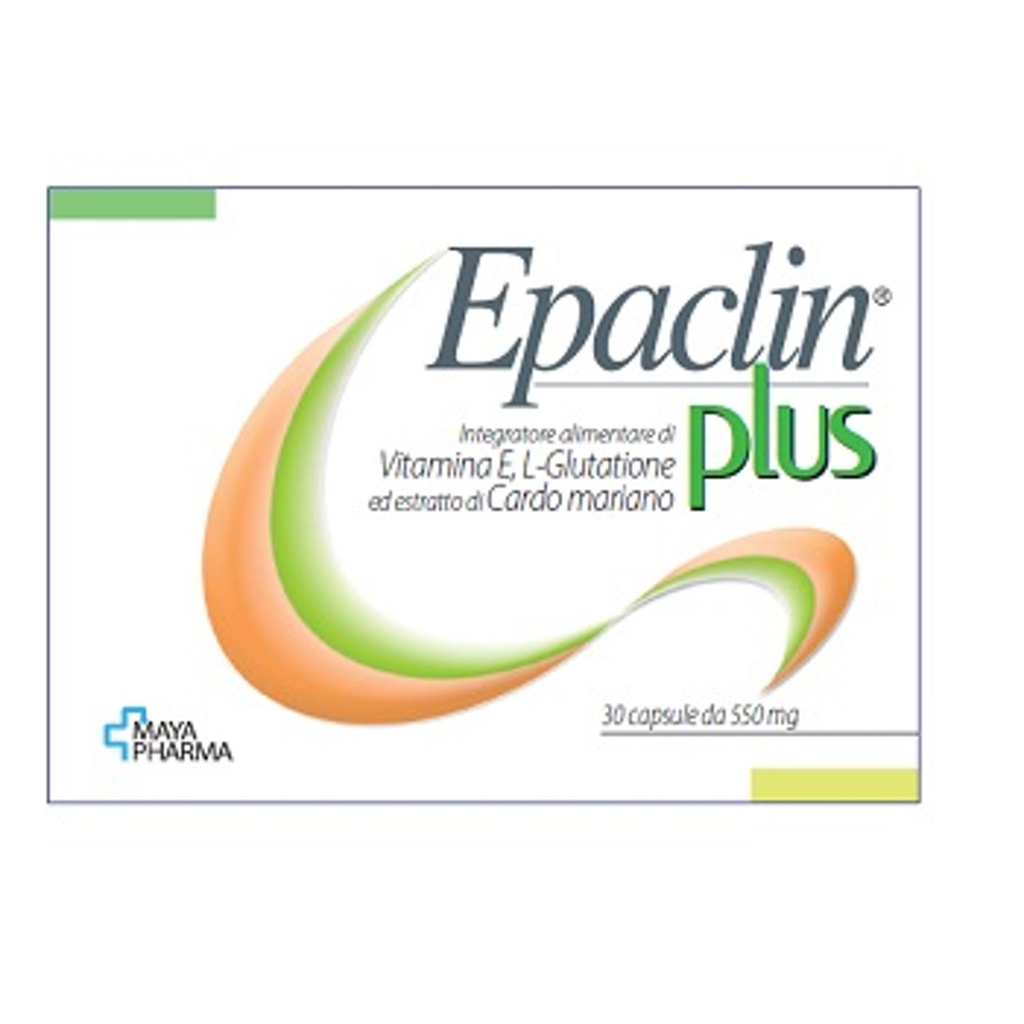 Epaclin Plus 30 Capsule Da 550 Mg Senza Glutine Naturalmenteprivo Di Lattosio