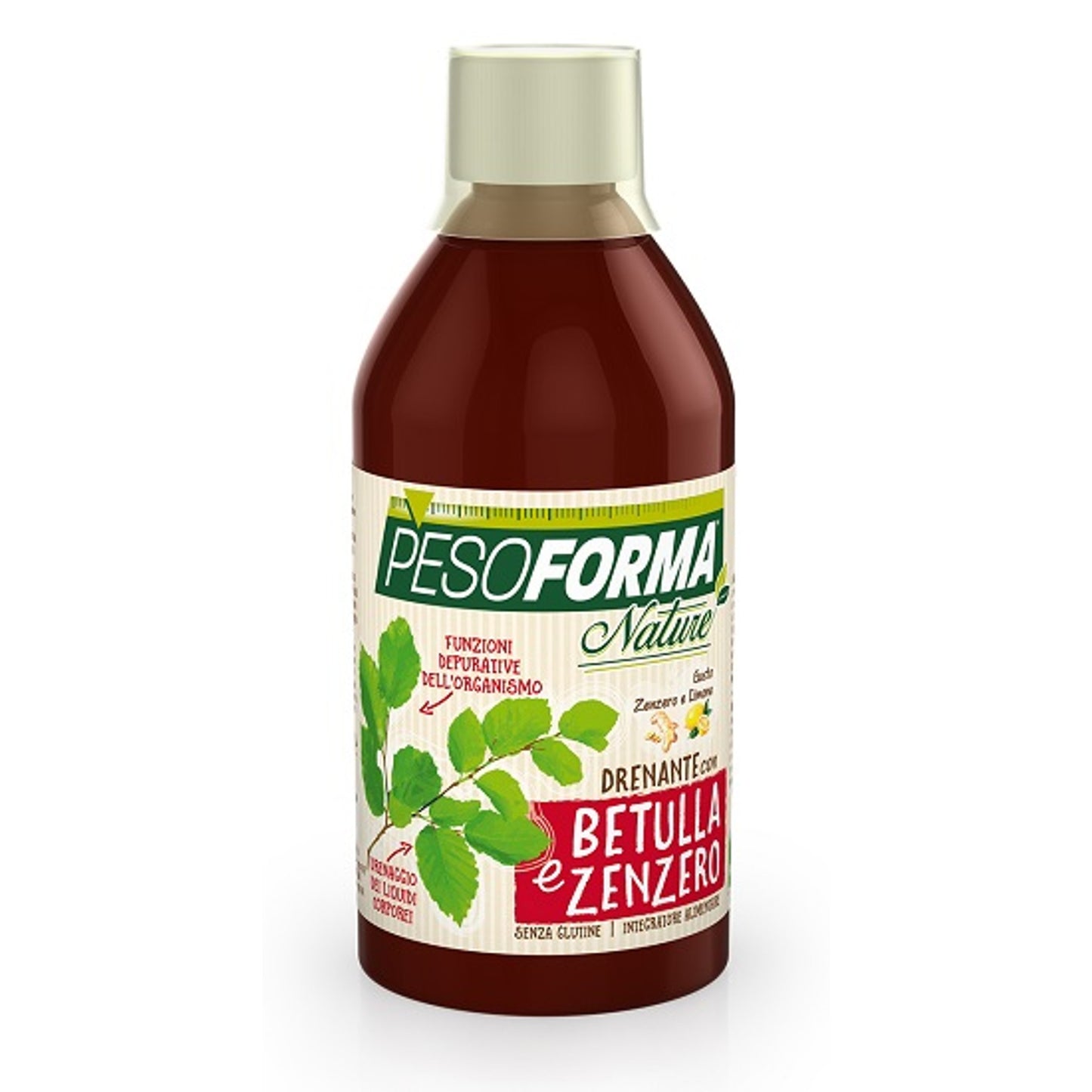 Pesoforma Nature Drenante Betulla E Zenzero 500 Ml