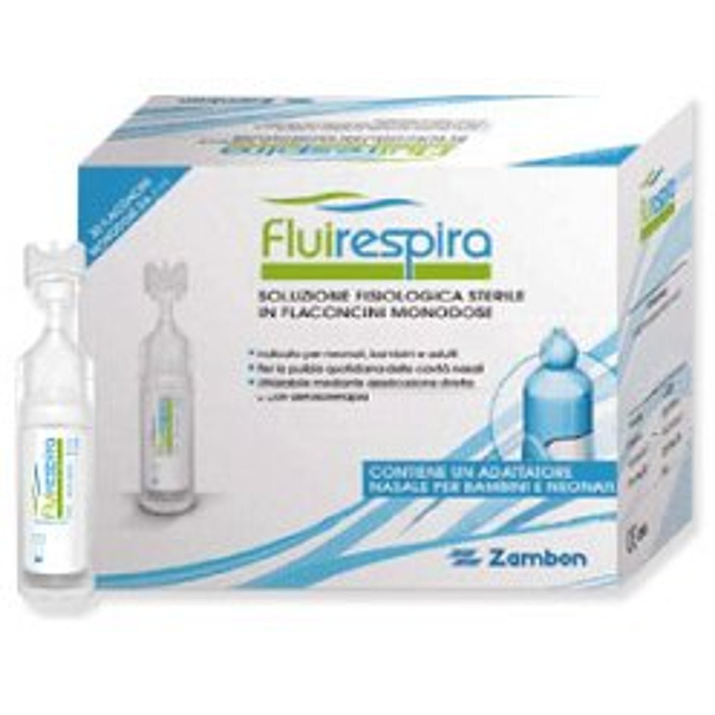Fluirespira Soluzione Fisiologica Sterile 30 Flaconcini Monodose Da 5Ml