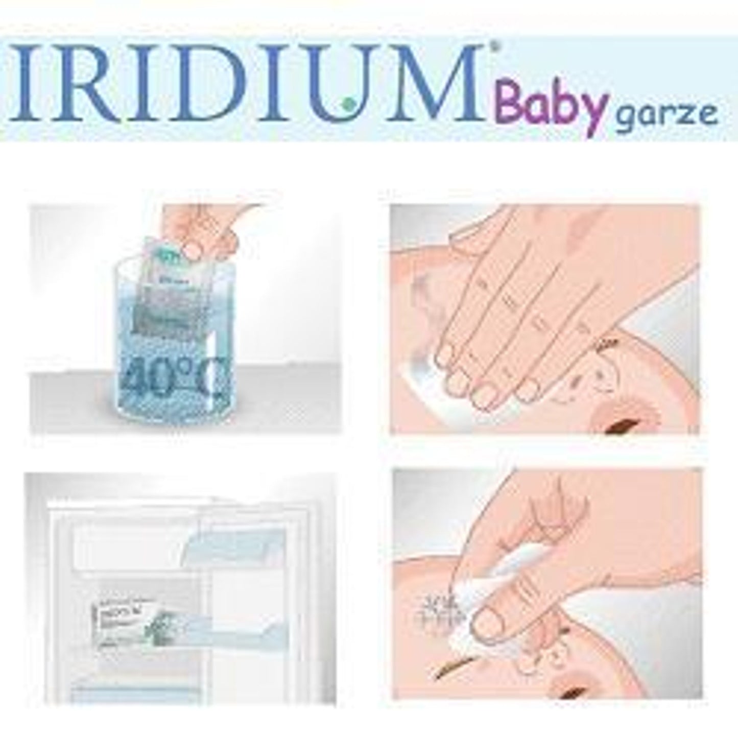 Garza Oculare Medicata Iridium Baby 28 Pezzi