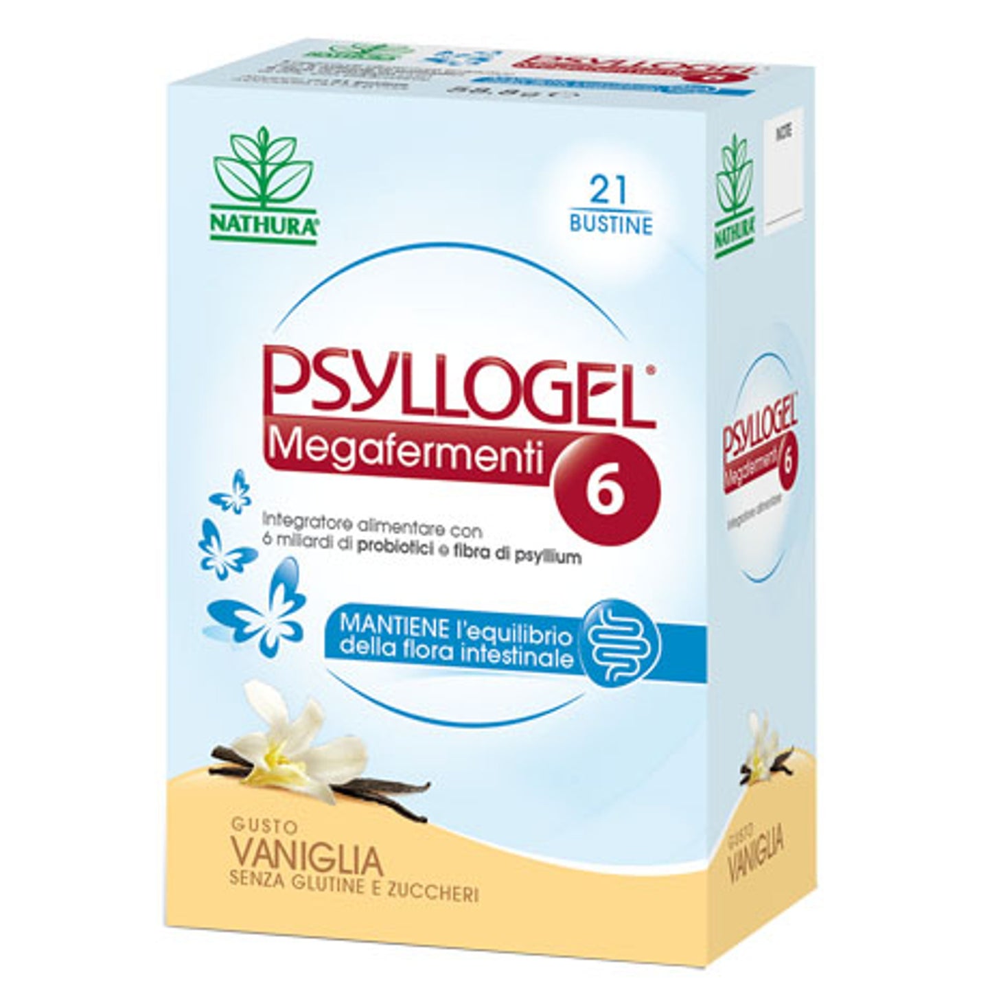 Psyllogel Megafermenti 6 Vaniglia 21 Bustine