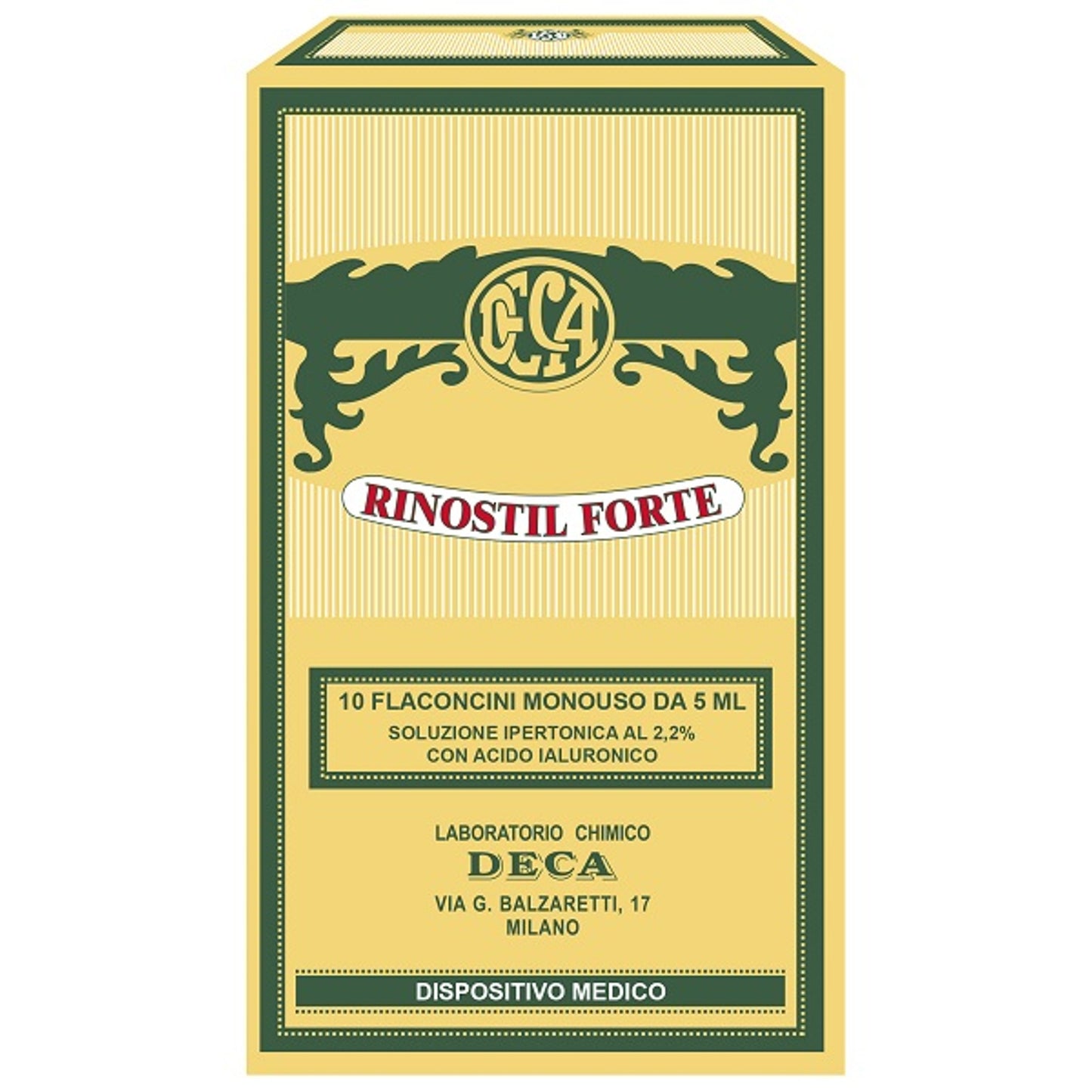 Rinostil Forte Soluzione Ipertonica 10 Flaconcini Monouso Da5 Ml