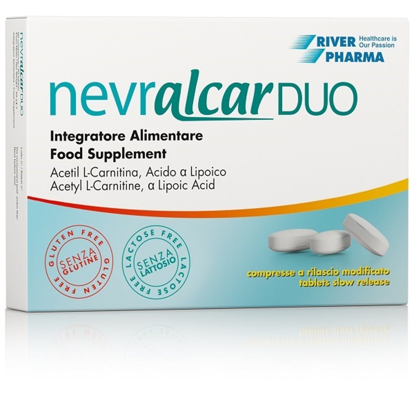 Nevralcar Duo 60 Compresse Deglutibili A Rilascio Modificatosenza Glutine Senza Lattosio