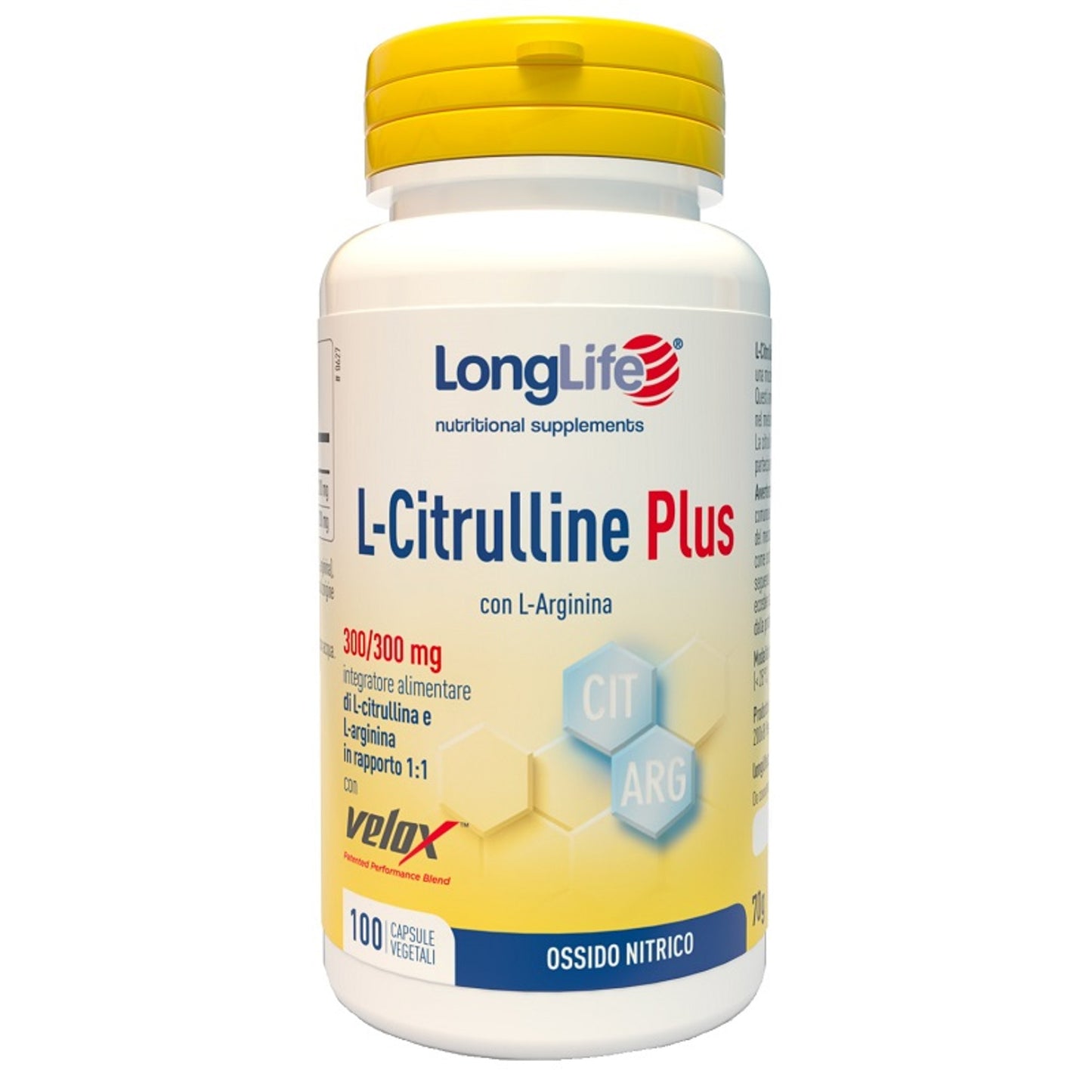 Longlife L-Citrulline Plus 100 Capsule Vegetali