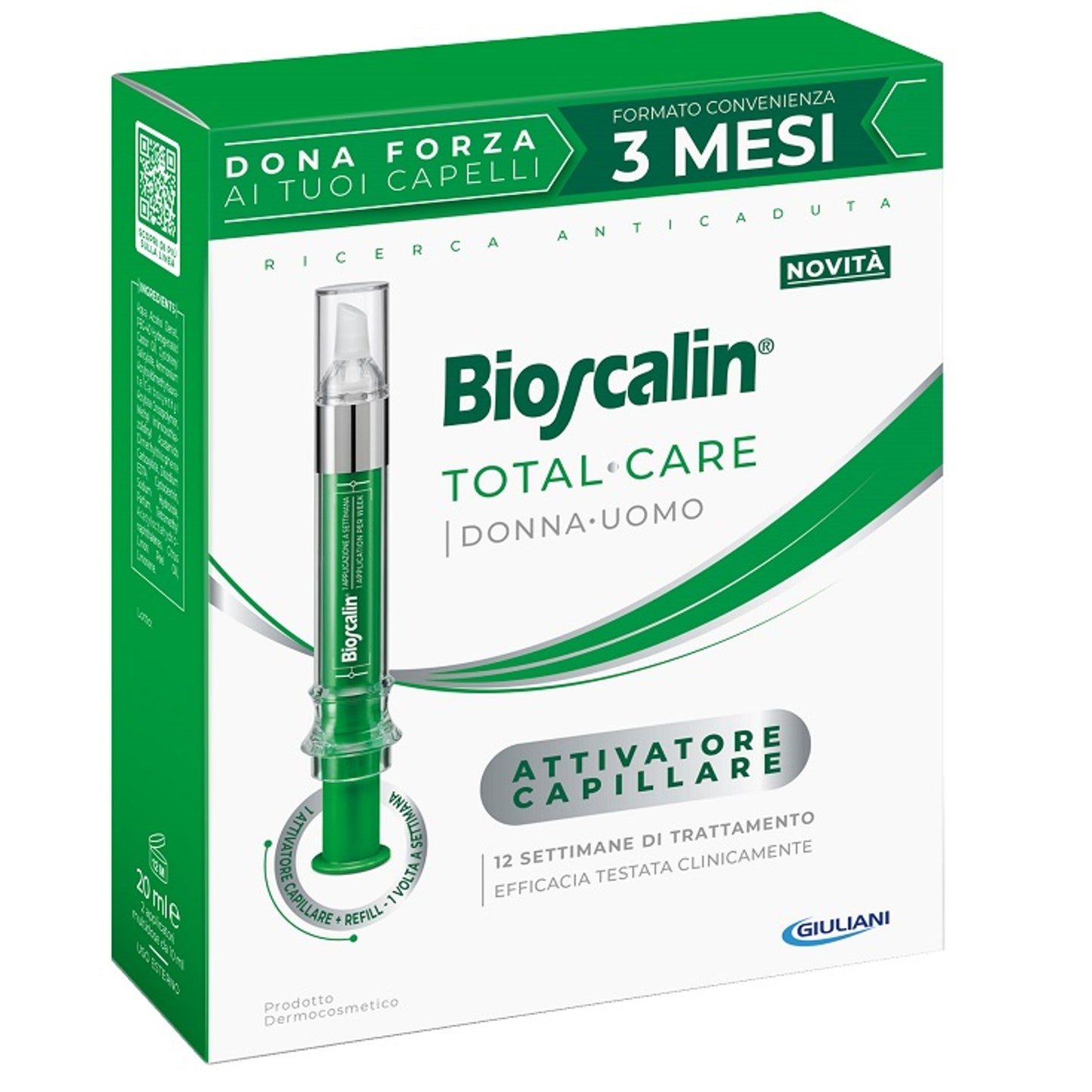 Bioscalin Total Care Attivatore Capillare 2 Applicatori Multidose X 10 Ml