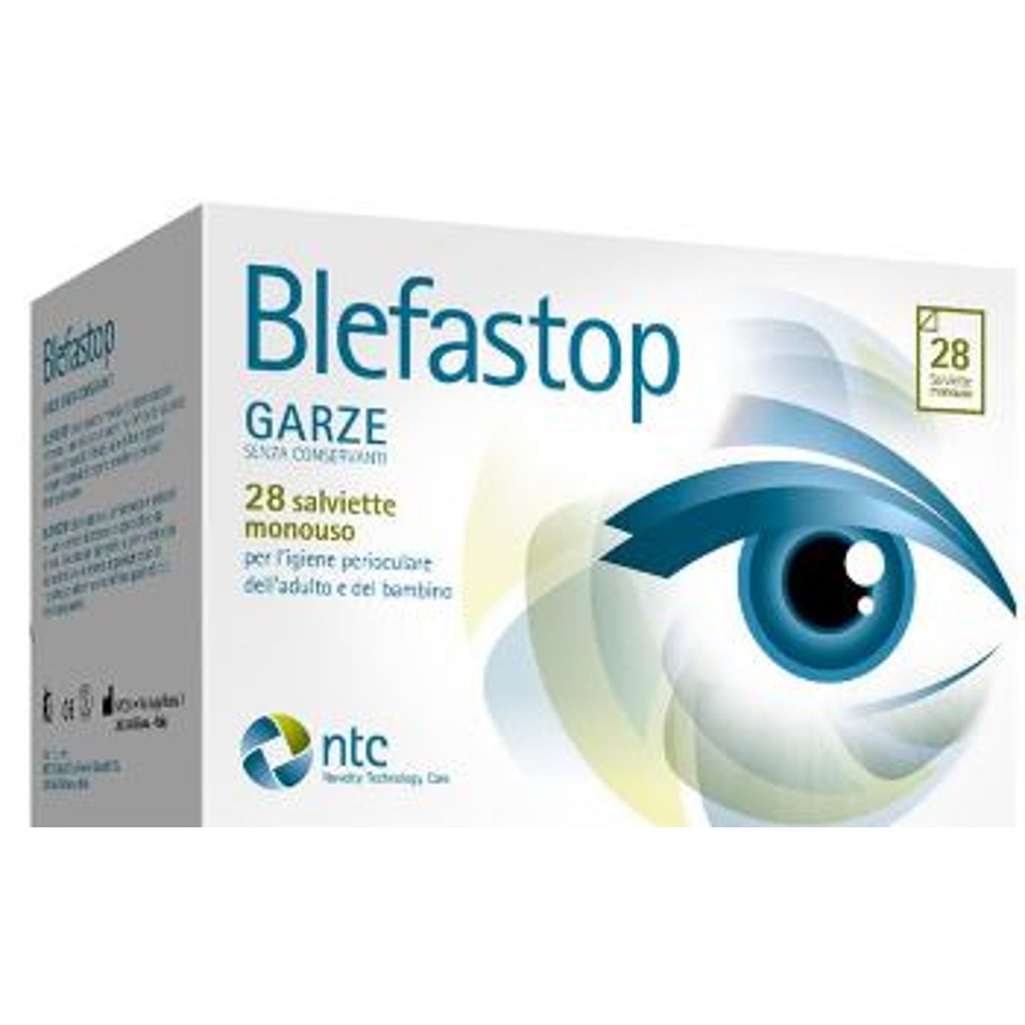 Blefastop Garza Con Hy-Ter In Cotone Piegata Con Filo Di Bario 28 Pezzi