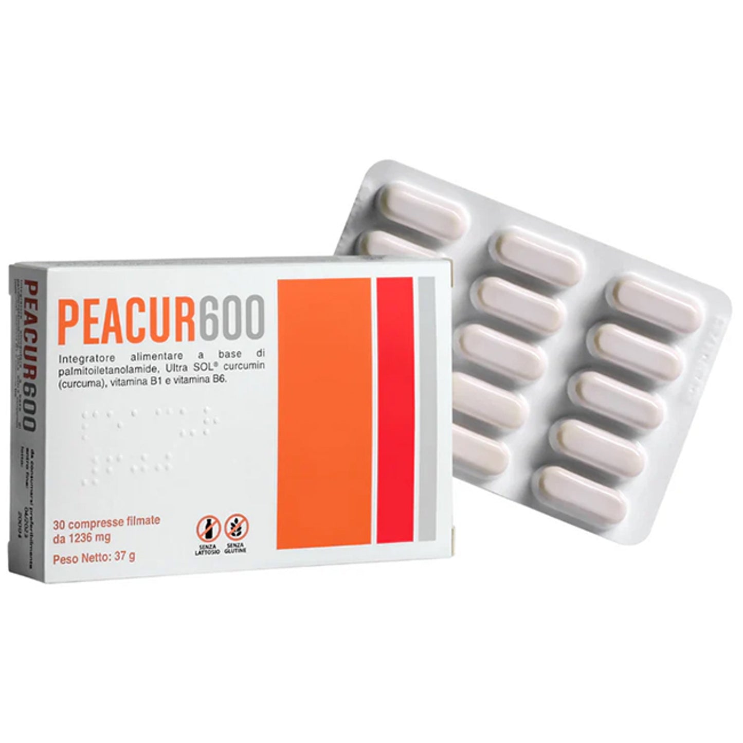 Peacur 600 30 Compresse 36 G