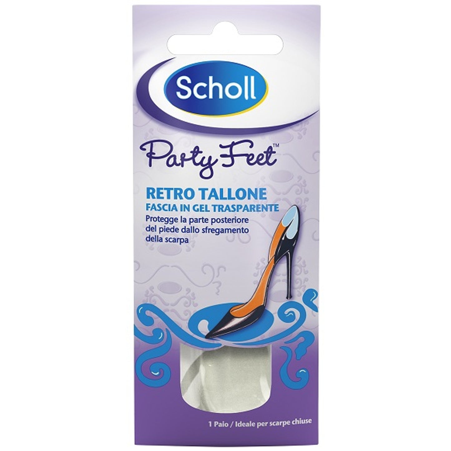 Plantare Ortopedico Per Retro Tallone Party Feet Scholl Gelactiv 1 Paio
