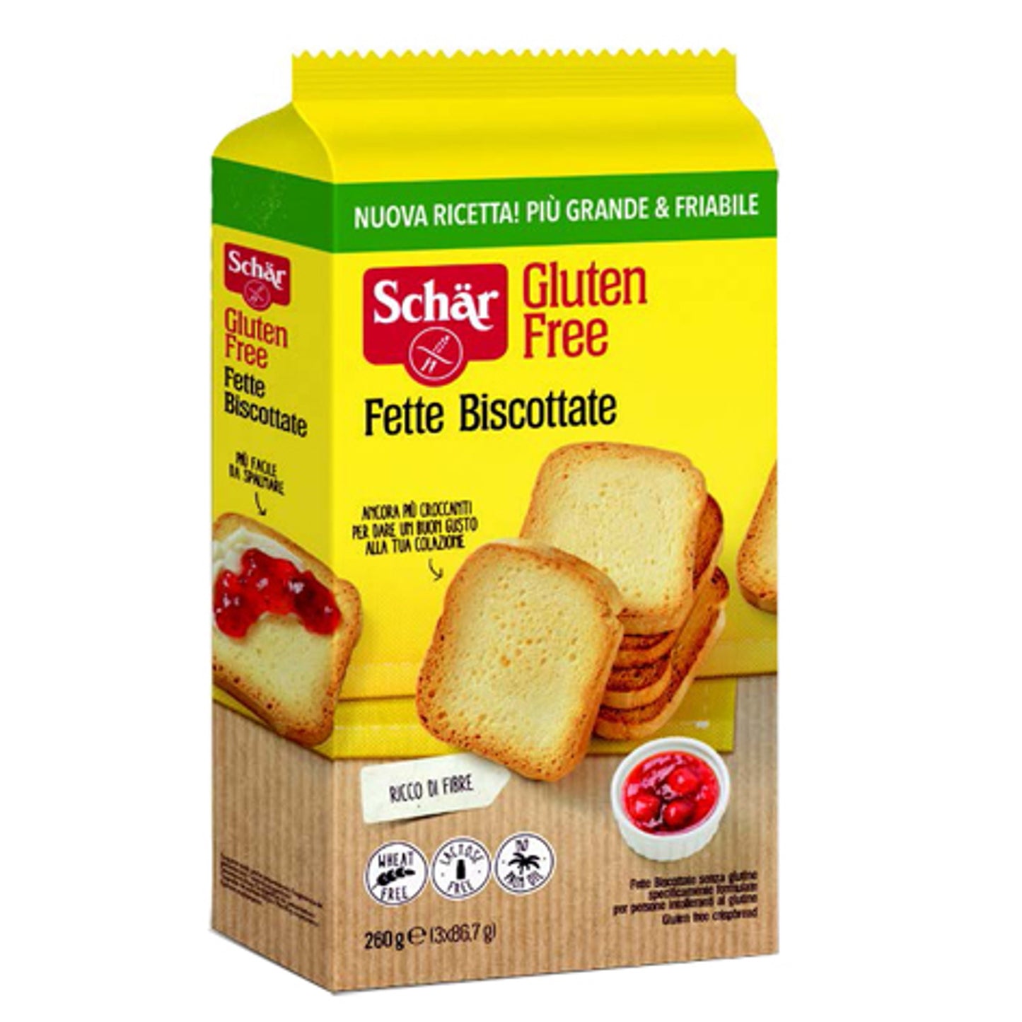 Schar Fette Biscottate 3 Porzioni Da 86,7 G