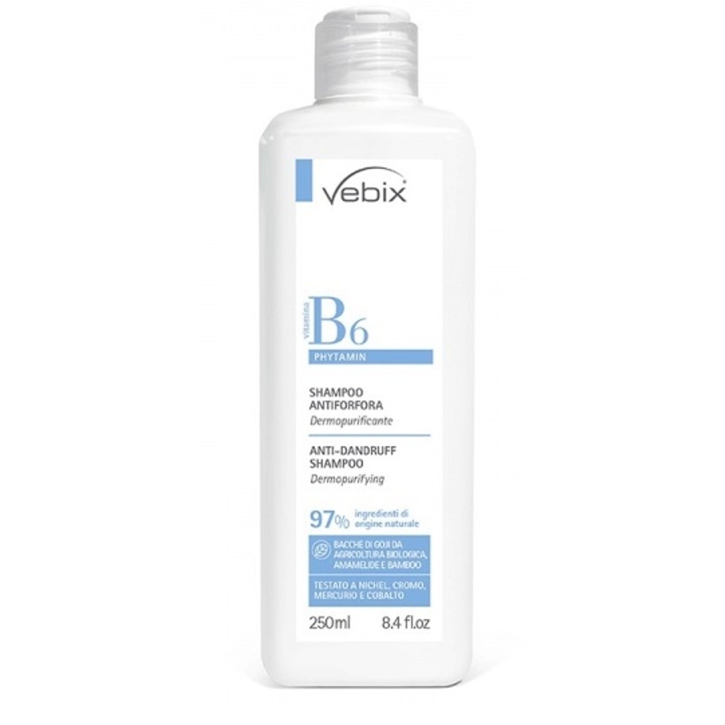 Vebix Phytamin Shampoo Antiforfora Dermopurificante 250 Ml