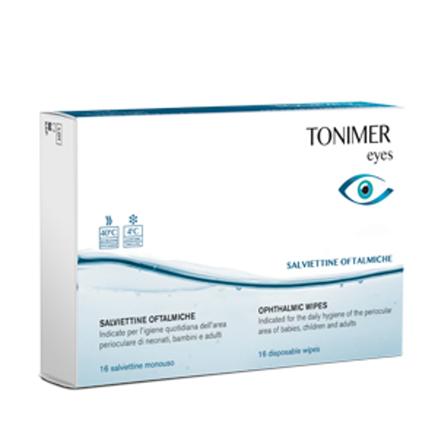 Tonimer Eyes Salviettine Oftalmiche 16 Pezzi