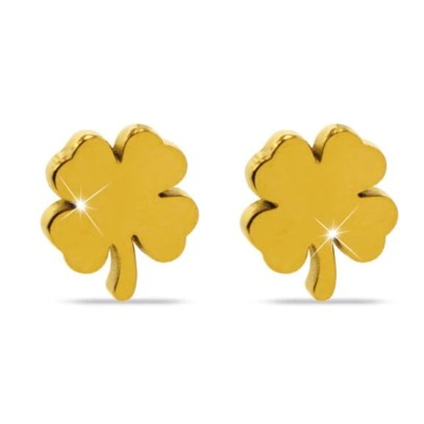Orecchino Mj Post 323 Kids Quadrifoglio Oro