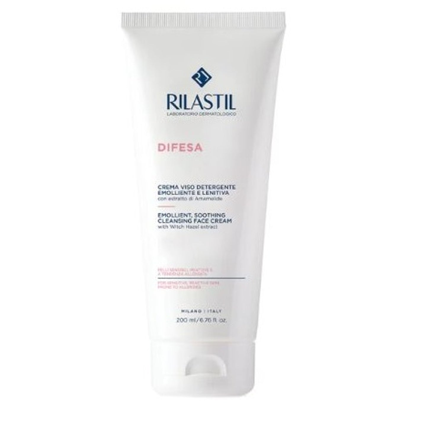 Rilastil Difesa Crema Viso Detergente Emolliente E Lenitiva200 Ml