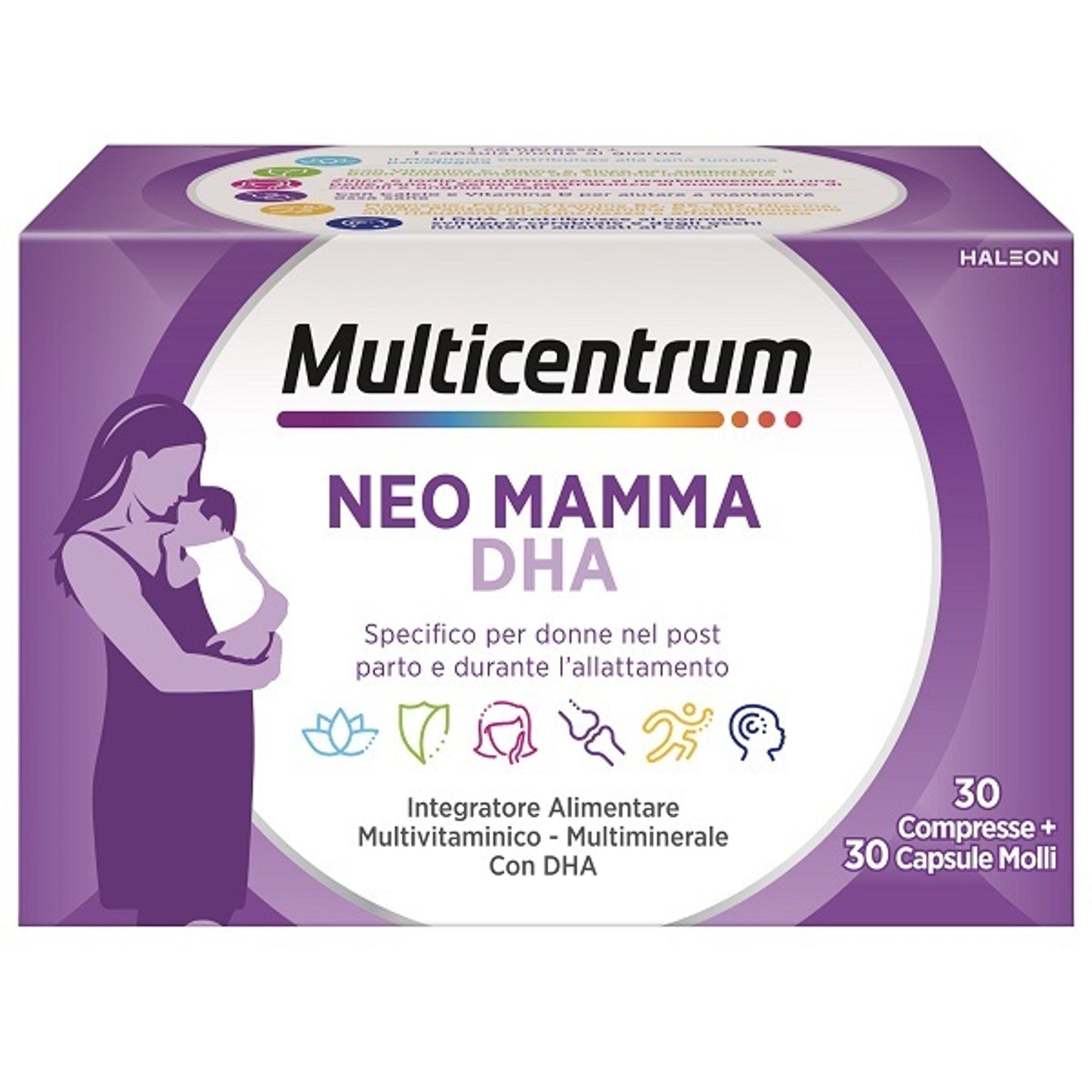 Multicentrum Neo Mamma Dha 30 Compresse + 30 Capsule Molli