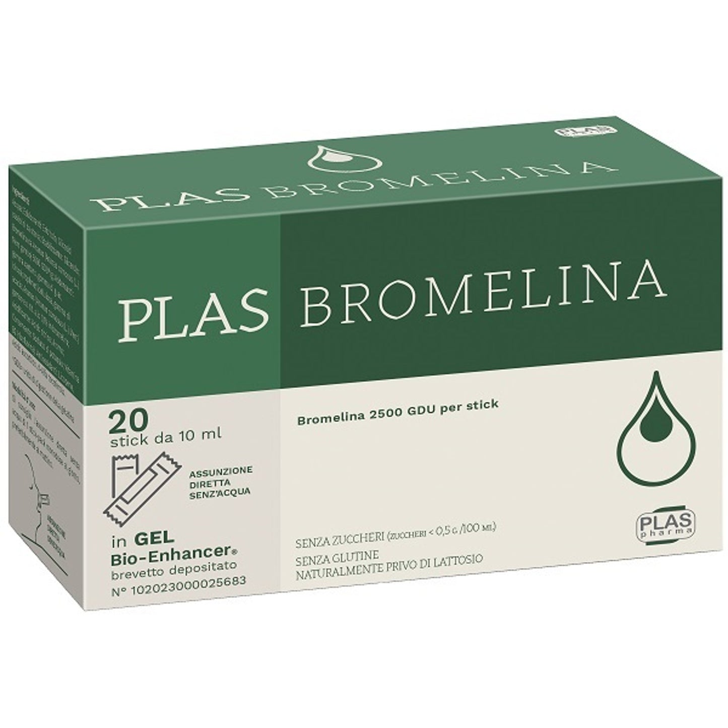 Plas Bromelina 20 Stick Pack