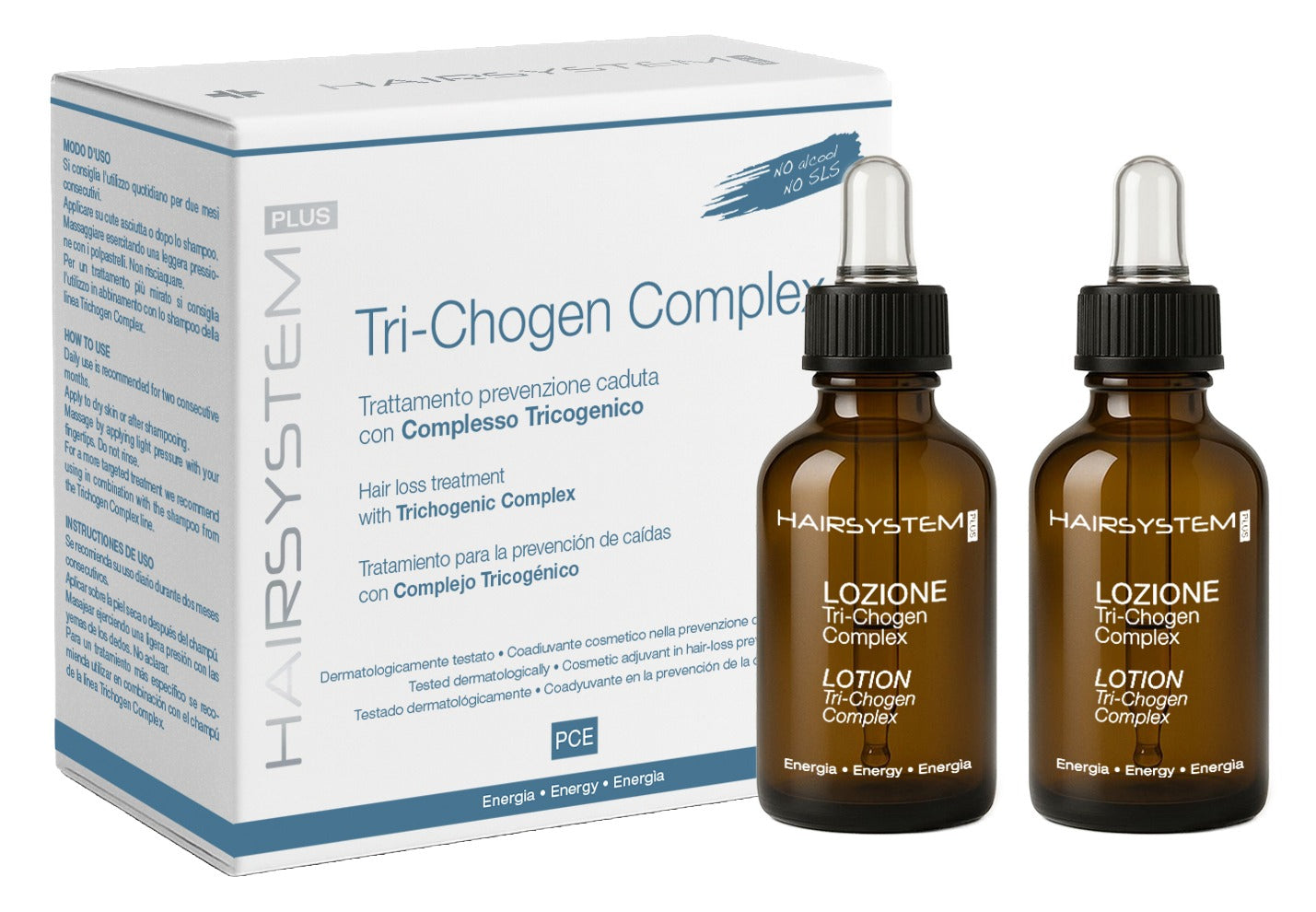 Hairsystem Plus Tri-Chogen Complex 2 Flaconi