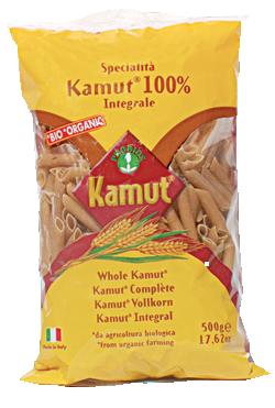 PASTA 100% KAMUT INTEGRALE PENNE RIGATE 500 G