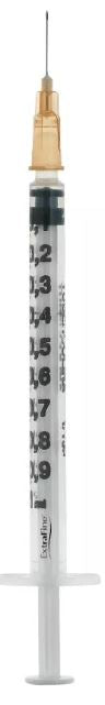 SIRINGA PER INSULINA EXTRAFINE TUB 1ML 100 UI AGO REMOVIBILE26 GAUGE 0;45X12 MM 1 PEZZO