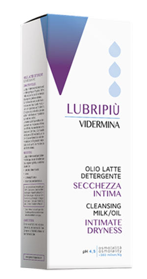 VIDERMINA LUBRIPIU' OLIO LATTE DETERGENTE SECCHEZZA INTIMA 200 ML