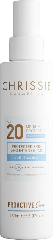 CHRISSIE PROACTIVE SUN SPF20 MEDIUM PROTECTION 150 ML