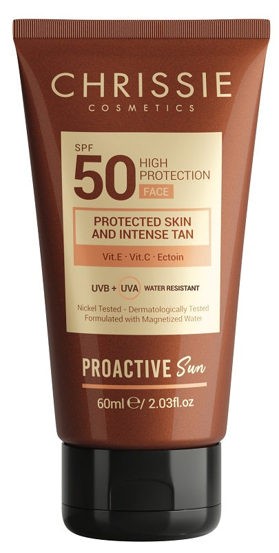 CHRISSIE PROACTIVE SUN SPF50 HIGH PROTECTION FACE 60 ML