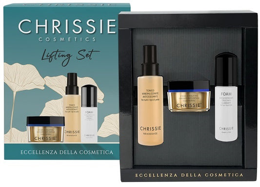 CHRISSIE LIFTING SET 1 TONICO MINERALIZZANTE 100 ML + 1 FOAMDETERGENTE 50 ML + 1 CREMA ULTRALIFTING 50 ML
