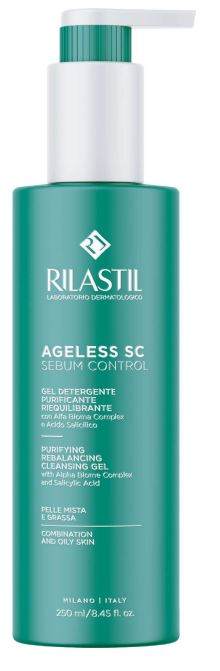 RILASTIL AGELESS SC SEBUM CONTROL GEL DETERGENTE PURIFICANTERIEQUILIBRANTE 250 ML