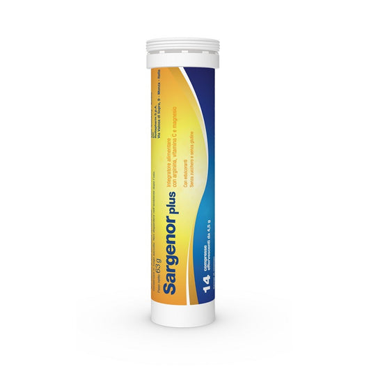 Sargenor Plus 14 Compresse Effervescenti Da 4,5 G