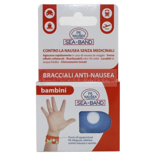Bracciale Anti Nausea Per Bambini P6 Nausea Control 2 Pezzi