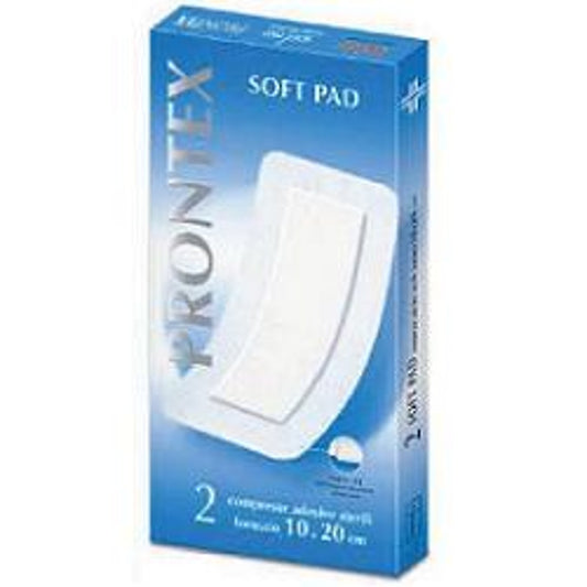 Garza Compressa Prontex Soft Pad Autoadesiva 10X20Cm 2 Pezzi