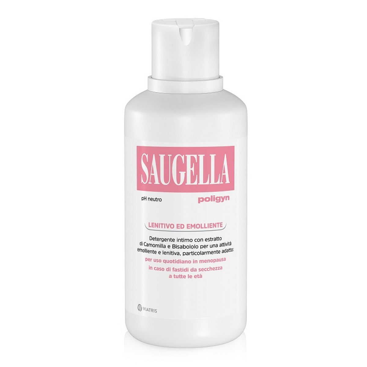 Saugella Poligyn 50+ Nettoyant Intime Apaisant Et Émollient 500 Ml