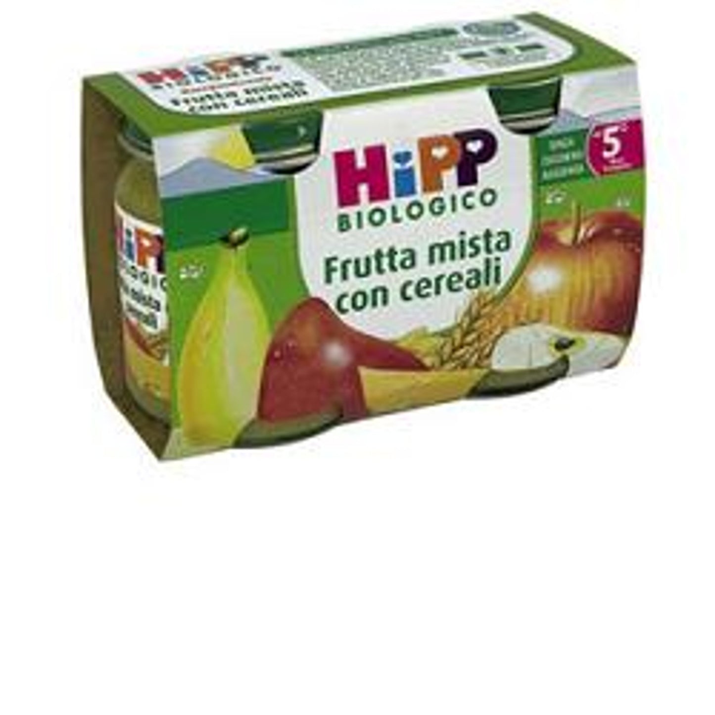 Hipp Bio Hipp Bio Omogeneizzato Frutta Mista Con Cereali 2X125 G