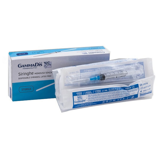 Siringa Soft Capacita' 2,5Ml Ago Gauge 23 Confezione 10 Pezzi Gammadis