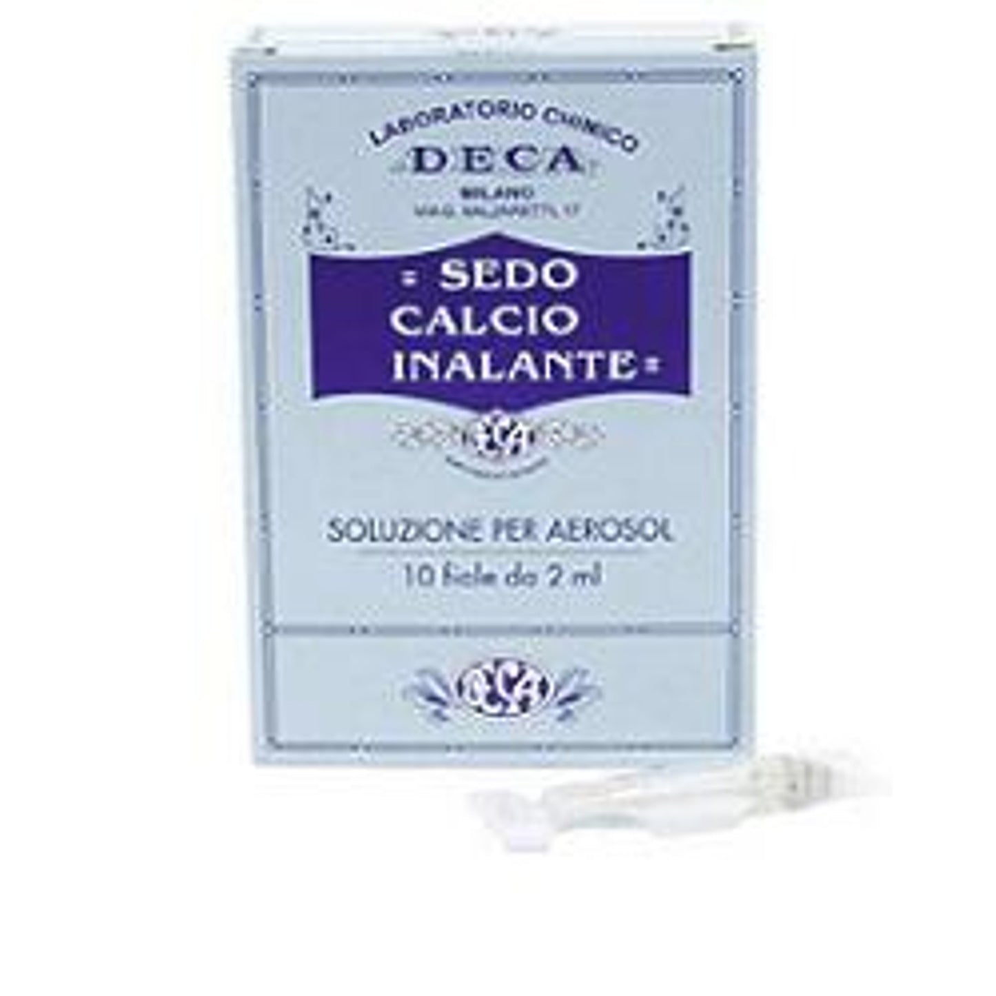 Sedo Calcio Inalante Soluzione Aerosol 10 Fiale 2 Ml