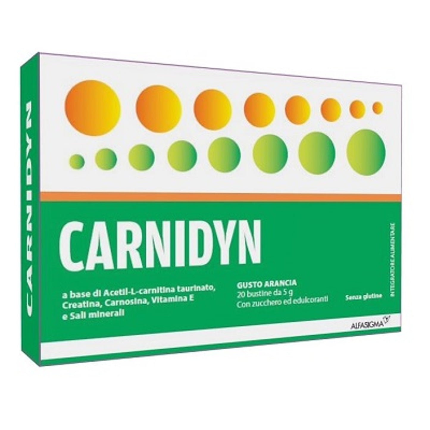 Carnidyn 20 Bustine Da 5 G Gusto Arancia