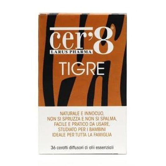 Cer'8 Tigre Cuscinetto Adesivo 36 Pezzi
